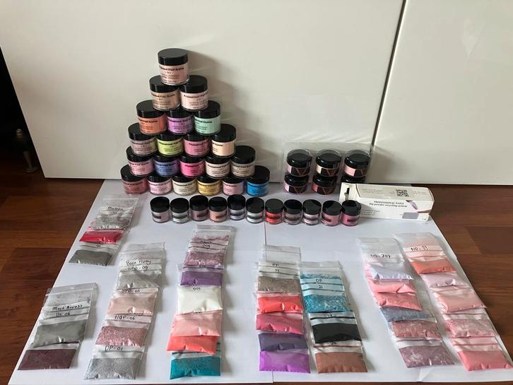 Dipping Powder 72 Kleuren, Sieraden, Tassen en Uiterlijk, Uiterlijk | Cosmetica en Make-up, Zo goed als nieuw, Handen en Nagels