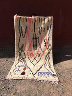 Azilal-tapijt 264 x 140 cm, 100 tot 150 cm, Zwart, Ophalen of Verzenden, Rechthoekig