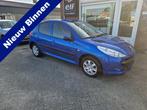 Peugeot 206+ 1.4i "Urban Move" 5 Deurs - Airco - Apk 16-08-2, Stof, 4 cilinders, Blauw, Handgeschakeld