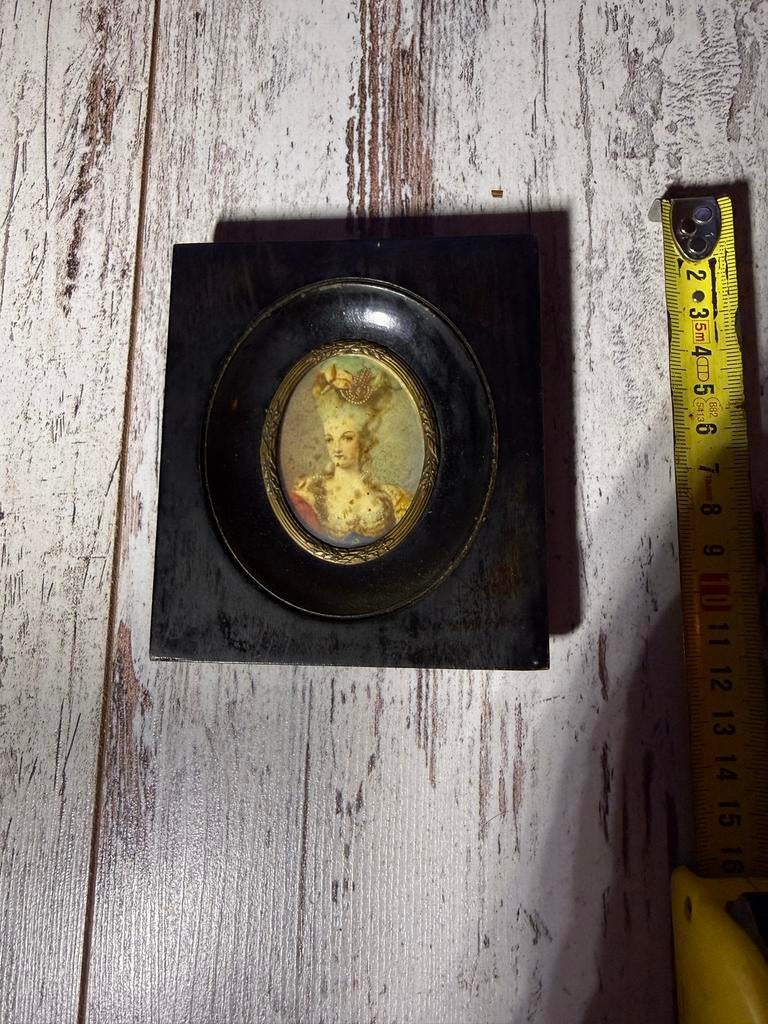 Miniatuur Marie Antoinette, ca. 1900, Ophalen of Verzenden