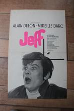 filmaffiche Alain Delon Jeff 1969 filmposter, Rechthoekig Staand, Ophalen of Verzenden, Zo goed als nieuw, A1 t/m A3