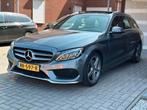 Mercedes-Benz AMG C-Klasse C180 156pk 9G-TRONIC 2017 Grijs, Auto's, Mercedes-Benz, Automaat, Achterwielaandrijving, Zwart, Stationwagon
