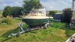 Visboot Jumbo 585, Damco 2 ton tandemasser, 125 pk Mercury, Ophalen, 120 tot 200 pk, Zo goed als nieuw, 3 tot 6 meter