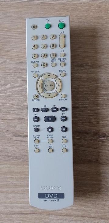 Sony rmt-d175p dvd speler afstandsbediening originele beschikbaar voor biedingen