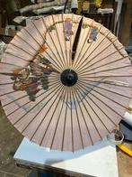 Chinese antieke paraplu, Ophalen