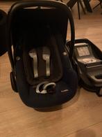 Donkerblauwe maxi cosi Pebble, Ophalen, Autogordel of Isofix, Gebruikt, Verstelbare rugleuning
