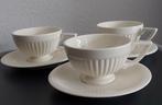 Kop en Schotel - EMPIRE - 3st., Ophalen, Zo goed als nieuw, Wedgwood, Kop(pen) en/of Schotel(s)