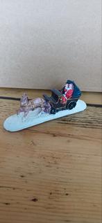 Kerstdorp: Paard en Slee met Kerstfiguren, Ophalen