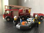 Lego City 7239 Brandweerwagen met Boot, Ophalen of Verzenden, Zo goed als nieuw, Complete set, Lego