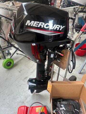 Als nieuw! Mercury 15 pk 4 takt, langstaart EFI electrisch. beschikbaar voor biedingen