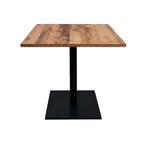 Horeca tafels mango hout 70x70cm met onderstel!   981, Huis en Inrichting, Rond, Nieuw, 200 cm of meer, 50 tot 100 cm