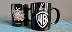 Mok Warner Bros 1996 WB London zwart Looney Tunes, Verzamelen, Stripfiguren, Nieuw, Looney Tunes, Ophalen of Verzenden, Gebruiksvoorwerp