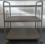 Vintage metalen serveerwagen/ trolley., Ophalen, Huis en Inrichting