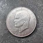 Munt Amerika 1 dollar Eisenhower., Ophalen of Verzenden, Losse munt, Noord-Amerika