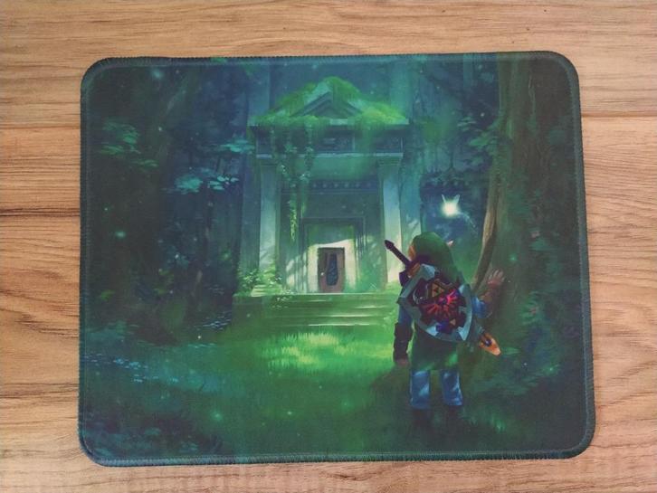 Zelda Nintendo SNES 64 Retro Ocarina Link Navi Time Muismat, Computers en Software, Muismatten, Zo goed als nieuw, Verzenden