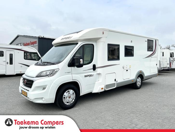 Rapido 666F Enkele bedden/Automaat/2016/150pk/euro-5, Caravans en Kamperen, Campers, Bedrijf, tot en met 3, Half-integraal, Rapido