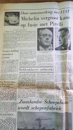 Zaanlandse Scheepsbouw wordt schepenfabriek (krant 1970), Verzamelen, Ophalen of Verzenden, 1960 tot 1980, Knipsel(s)