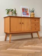 Vintage dressoir kast licht hout jaren 50/60 lades, Huis en Inrichting, Kasten | Dressoirs, Ophalen, Gebruikt, 100 tot 150 cm