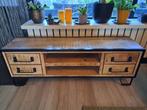 Mango houten tv meubel, Ophalen, Zo goed als nieuw, 25 tot 50 cm, Minder dan 100 cm