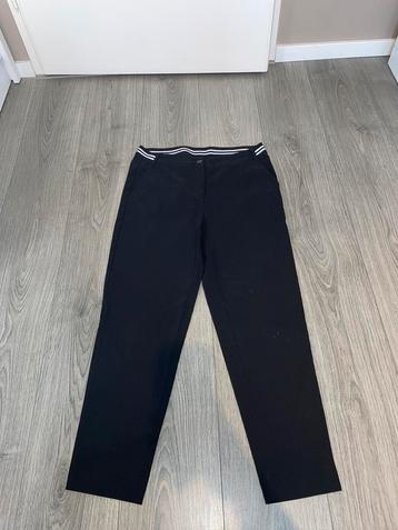 dames zwarte stretch pantalon chino broek mt 40 beschikbaar voor biedingen