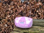 draagbare rose  tomtec   radio met cd  en mp3 speler, Ophalen of Verzenden, Gebruikt, Overige merken, Met radio