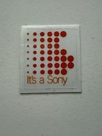 It’s a Sony - transparante sticker - transparant - Oranje, Audio, Tv en Foto, Walkmans, Discmans en Minidiscspelers, Ophalen of Verzenden