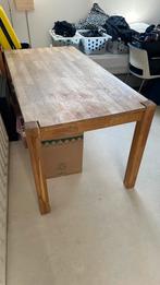Stevige houten tafel, Huis en Inrichting, Tafels | Eettafels, Ophalen, Gebruikt, 50 tot 100 cm, Vijf personen of meer
