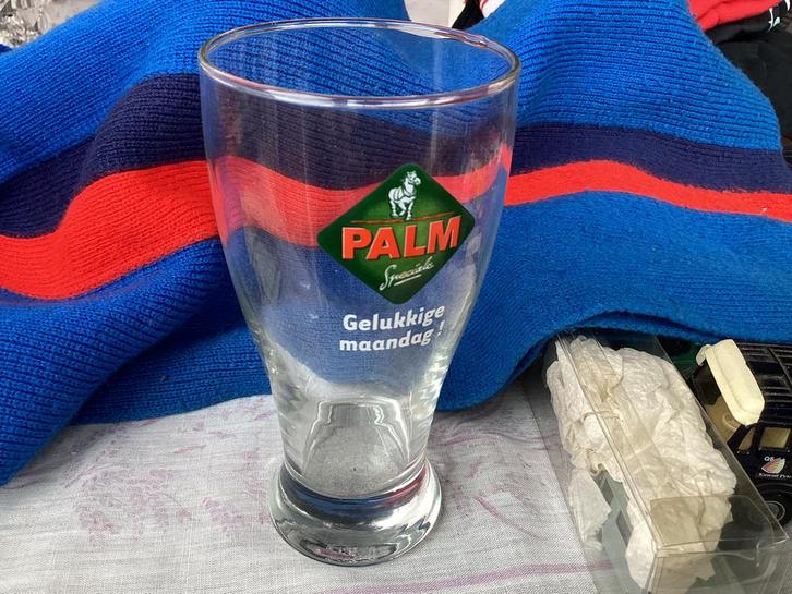 Palm bierglas, Verzamelen, Biermerken, Zo goed als nieuw, Glas of Glazen, Palm, Ophalen of Verzenden