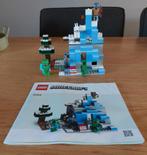 Lego Minecraft, De IJsbergtoppen,  Set 21243, Ophalen, Zo goed als nieuw, Complete set, Lego
