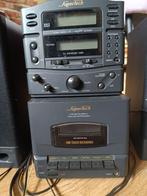 Stereotoren Supertech met cassette, Audio, Tv en Foto, Stereo-sets, Overige merken, Microset, Gebruikt, Ophalen