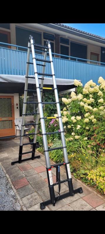 Aldorr professionele telescopische vouwladder 3,1m +3,1m  beschikbaar voor biedingen