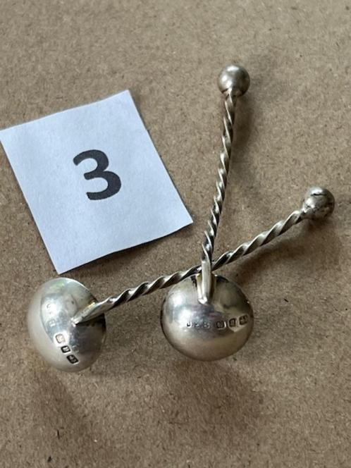 KRUIDEN- PEPER/ZOUT/MOSTERD LEPELTJES, Antiek en Kunst, Antiek | Goud en Zilver, Zilver, Verzenden
