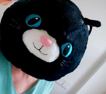 Zwarte Kat Pluche Masker - Cosplay/Carnaval/Halloween beschikbaar voor biedingen