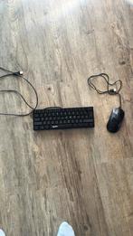 Zwart led gaming toetsenbord en muis set, Computers en Software, Ophalen, Gaming toetsenbord, Zo goed als nieuw, Qwerty