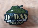 D-Day Patch - Normandie 6 Juni 1944 - Sherman Tank - Nieuw!, Verzamelen, Ophalen of Verzenden, Landmacht, Amerika, Embleem of Badge