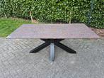 Granieten Tuin Tafel 180 x90 x2 x7 4    Super mooi blad, Ophalen, Zo goed als nieuw, Rechthoekig, Overige materialen