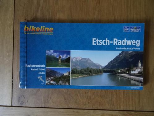 fietsgids Bikelin Etsch Radweg, Boeken, Reisgidsen, Zo goed als nieuw, Reisgids of -boek, Europa, Overige merken, Ophalen of Verzenden