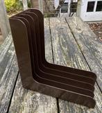 Leuk LP Rek - vintage retro platenbak Vinyl houder platenrek, Ophalen of Verzenden, Gebruikt, 12 inch