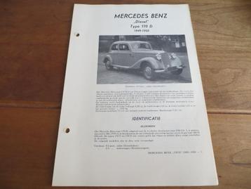 Vraagbaak Mercedes-Benz 170 D diesel W136 1949 - 1950 beschikbaar voor biedingen