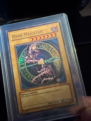 1st Edition Dark Magician Yu-gi-oh kaart beschikbaar voor biedingen
