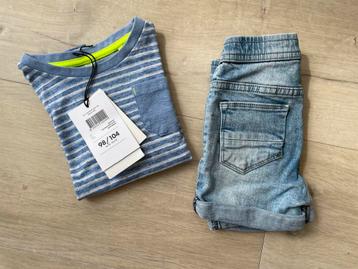T-shirt WE Fashion maat 98/104 short Tumble ‘n Dry maat 98 beschikbaar voor biedingen