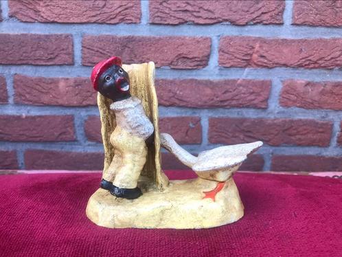humoristisch gietijzeren beeldje, Antiek en Kunst, Curiosa en Brocante, Ophalen of Verzenden