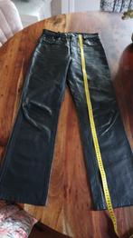 Echte stevige dikke leren broek Dakota Industry zwart, Maat 38/40 (M), Zwart, Dakota Industry, Nieuw