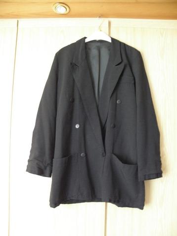 Lang vintage zwart jasje blazer LOUIS LOBATTO mt XXL prima beschikbaar voor biedingen