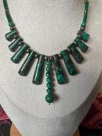 Malachiet pyriet beschermt vreugde power uniek magie geluk, Sieraden, Tassen en Uiterlijk, Kettingen, Nieuw, Ophalen of Verzenden