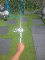 Witte baitcaster combo set, Watersport en Boten, Hengelsport | Algemeen, Ophalen of Verzenden, Nieuw, Complete hengel