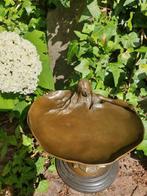 Brons beeld , art nouveau ,bronzen schaal, Ophalen of Verzenden