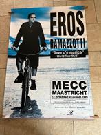 Originele concert poster Eros Ramazzotti 116 x 83 billboard, Verzamelen, Posters, Ophalen of Verzenden, Gebruikt, Muziek