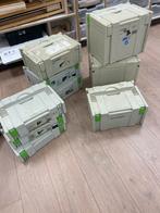 9 Festool/Festo Systainer koffers–4 maten–leeg–set of los, Ophalen, Gebruikt