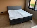 Boxspring Alta 5-delig donkergrijs (180 x 200 cm), Ophalen, Gebruikt, Tweepersoons, 180 cm